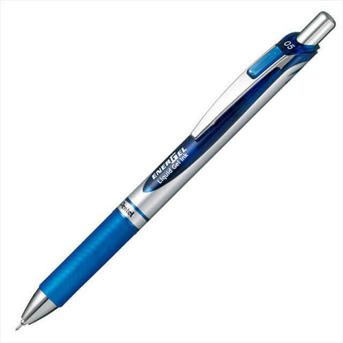 Pentel EnerGel Silver - Blue Ink - Harajuku Culture Japan - Japanease Products Store Beauty and Stationery