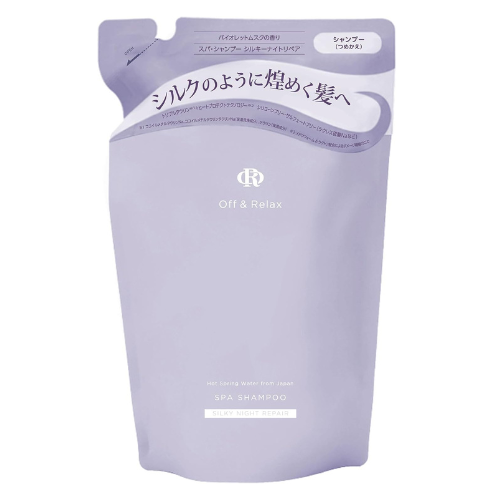 Off&Relax OR Silky Night Repair Spa Shampoo 400ml - Refill - Harajuku Culture Japan - Japanease Products Store Beauty and Stationery