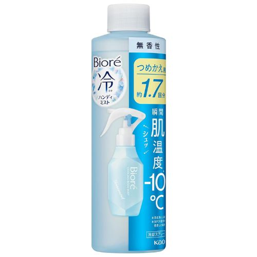 Biore Cool Handy Mist 200ml - Refill - Unscented - Harajuku Culture Japan - Japanease Products Store Beauty and Stationery