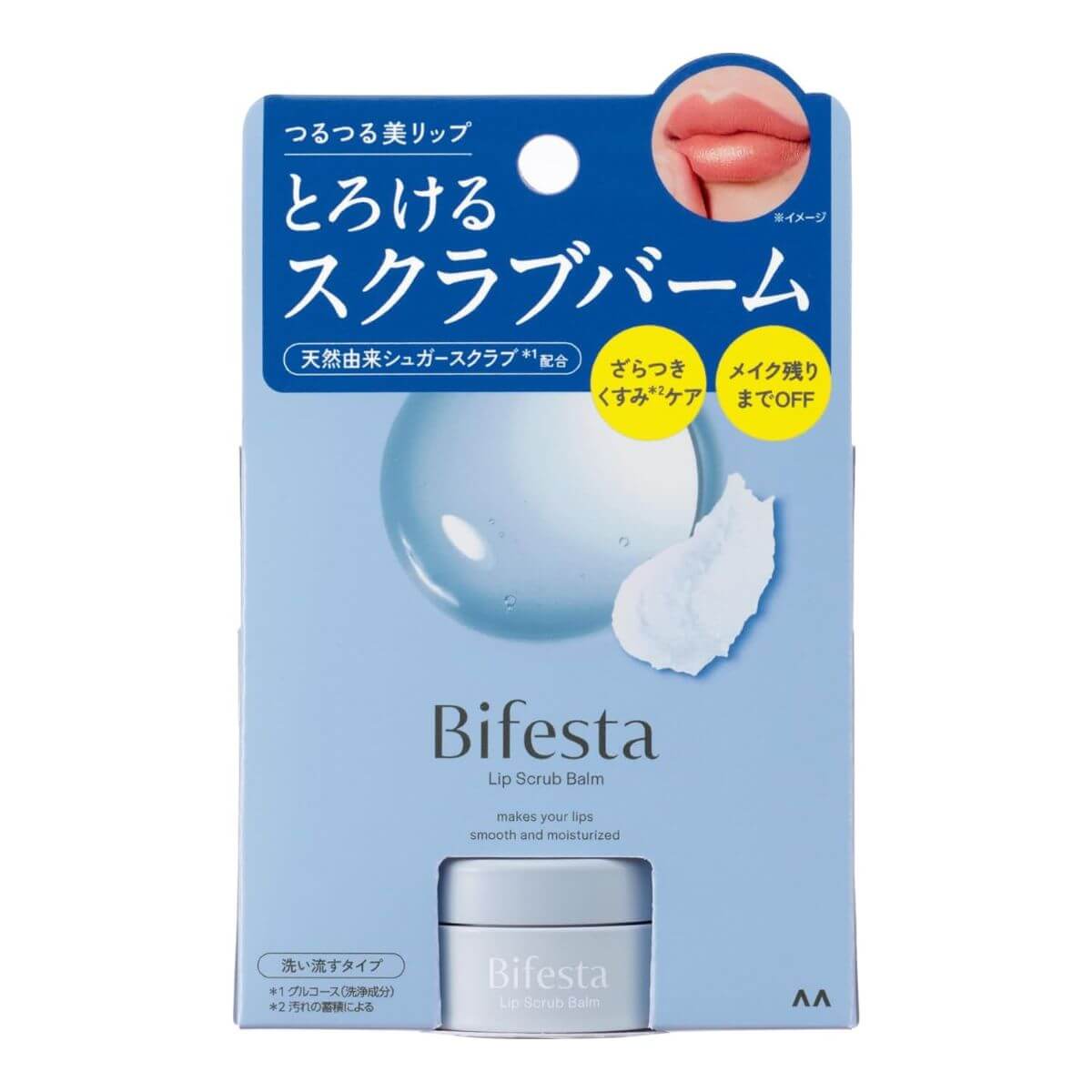 Bifesta Lip Scrub Balm - 10g - Harajuku Culture Japan - Japanease Products Store Beauty and Stationery