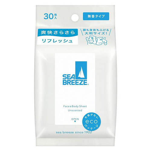 Sea Breeze Face & Body Sheet 30 Sheets - Harajuku Culture Japan - Japanease Products Store Beauty and Stationery