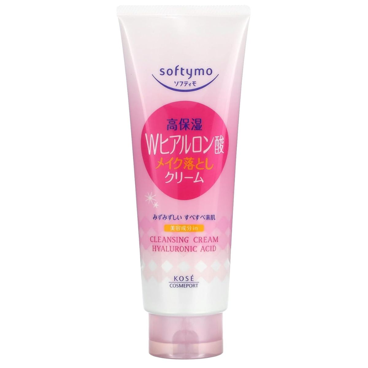 Kose Softymo Cleansing Cream Hyaluronic Acid - 210g - Harajuku Culture Japan - Japanease Products Store Beauty and Stationery