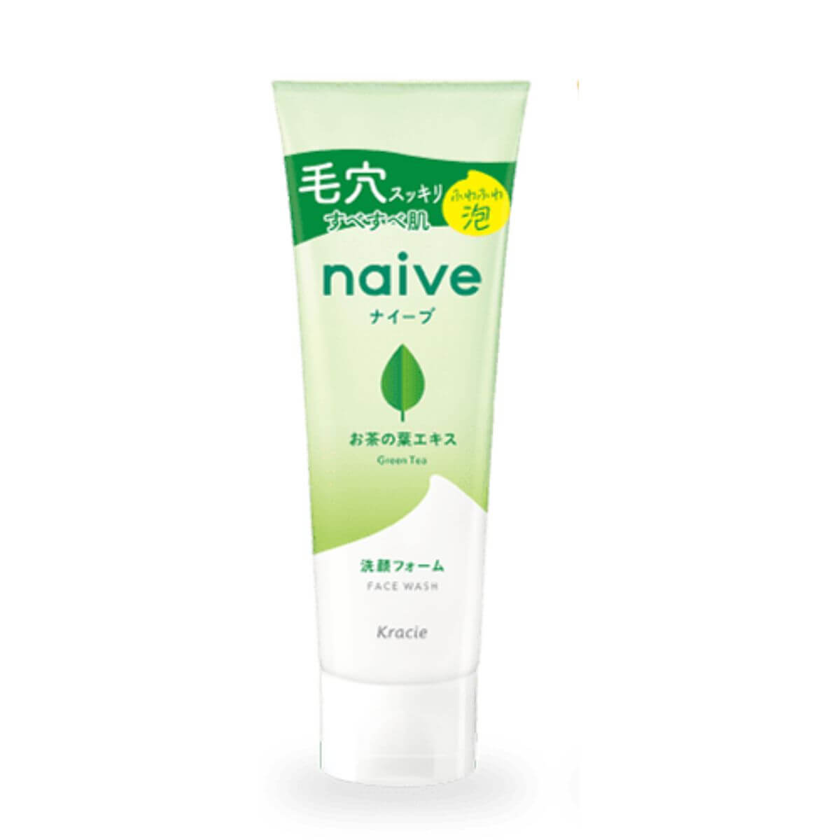 Naive Facial Wash Clear Pores Contains Tea Leaf Extract - 130g - Harajuku Culture Japan - Japanease Products Store Beauty and Stationery