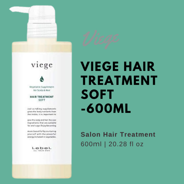 Lebel Viege Hair Treatment S - 600ml - Harajuku Culture Japan - Japanease Products Store Beauty and Stationery