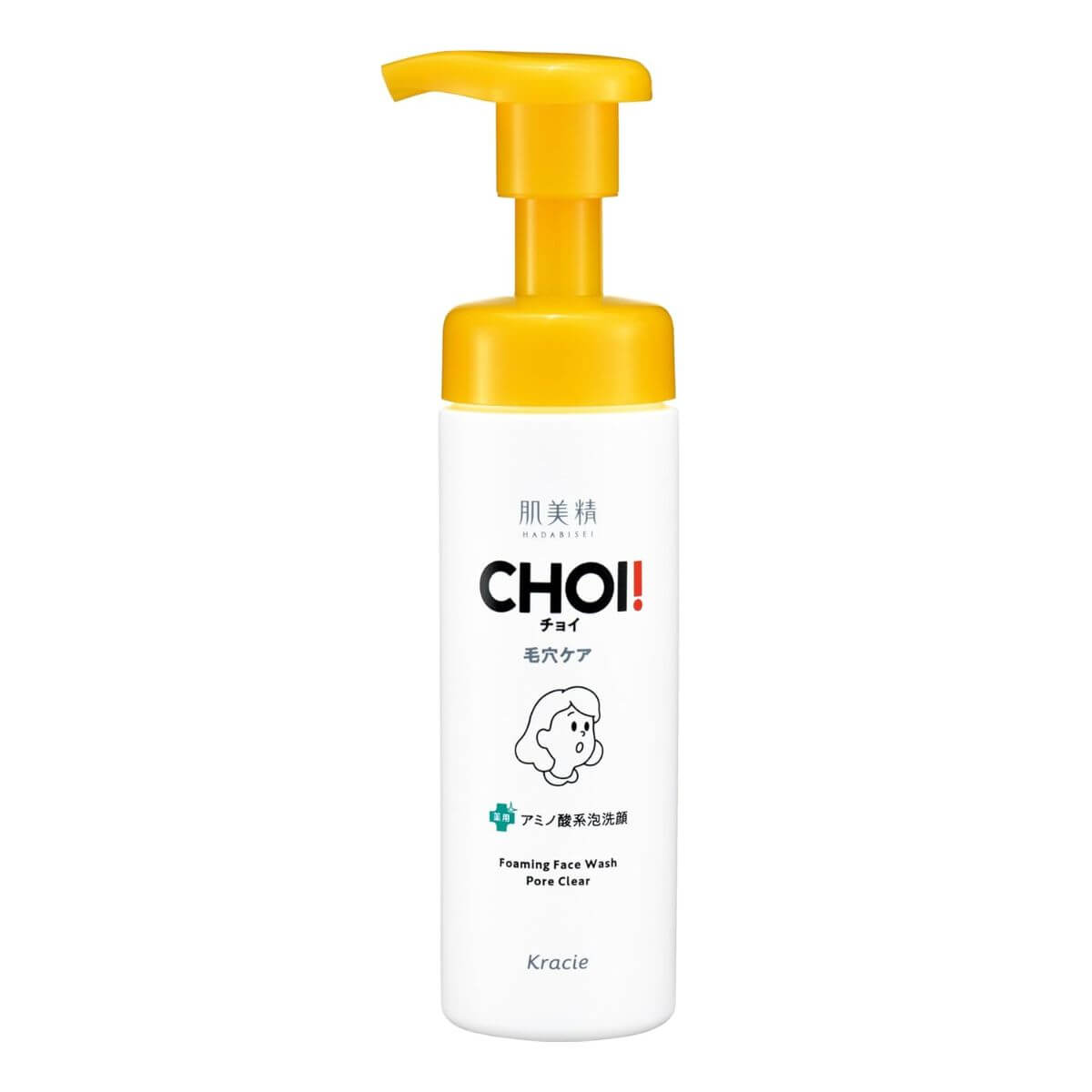 Hadabisei CHOI Medicated Foam Face Wash for Skin and Pores - 160ml - Harajuku Culture Japan - Japanease Products Store Beauty and Stationery
