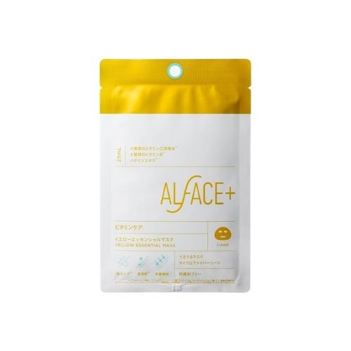 ALFACE Yellow Essential Mask 1 Sheets - Harajuku Culture Japan - Japanease Products Store Beauty and Stationery