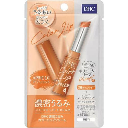DHC Dense Moisture Color Lip 1.4g - Apricot - Harajuku Culture Japan - Japanease Products Store Beauty and Stationery