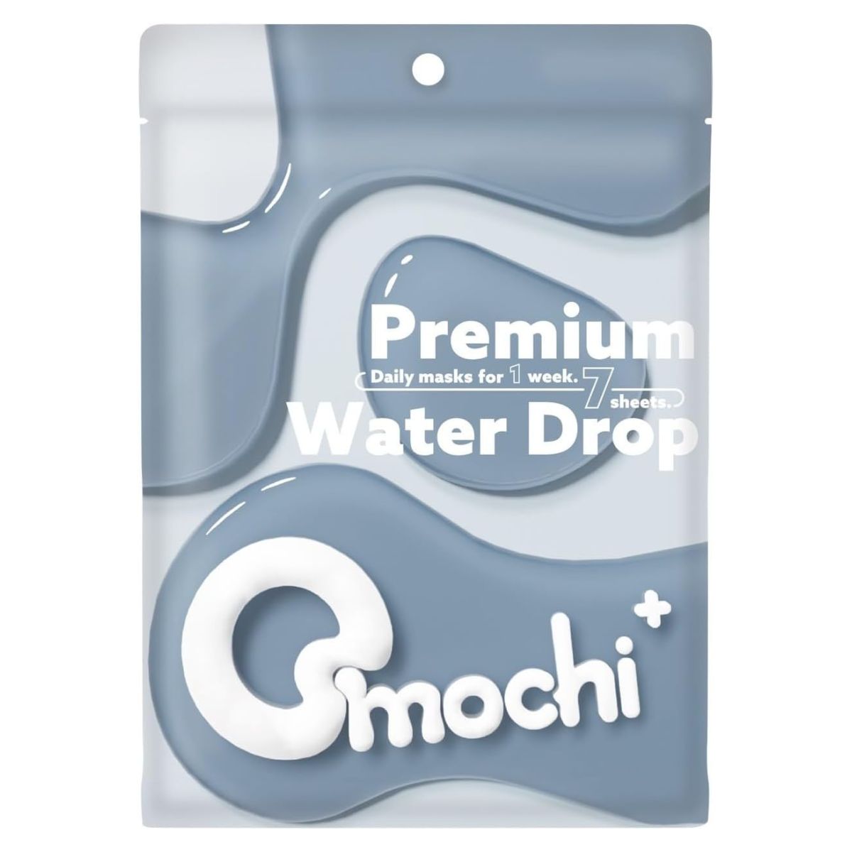Omochi+ Daily Facial Sheet Mask Premium Water Drop - 7 Sheets - Harajuku Culture Japan - Japanease Products Store Beauty and Stationery