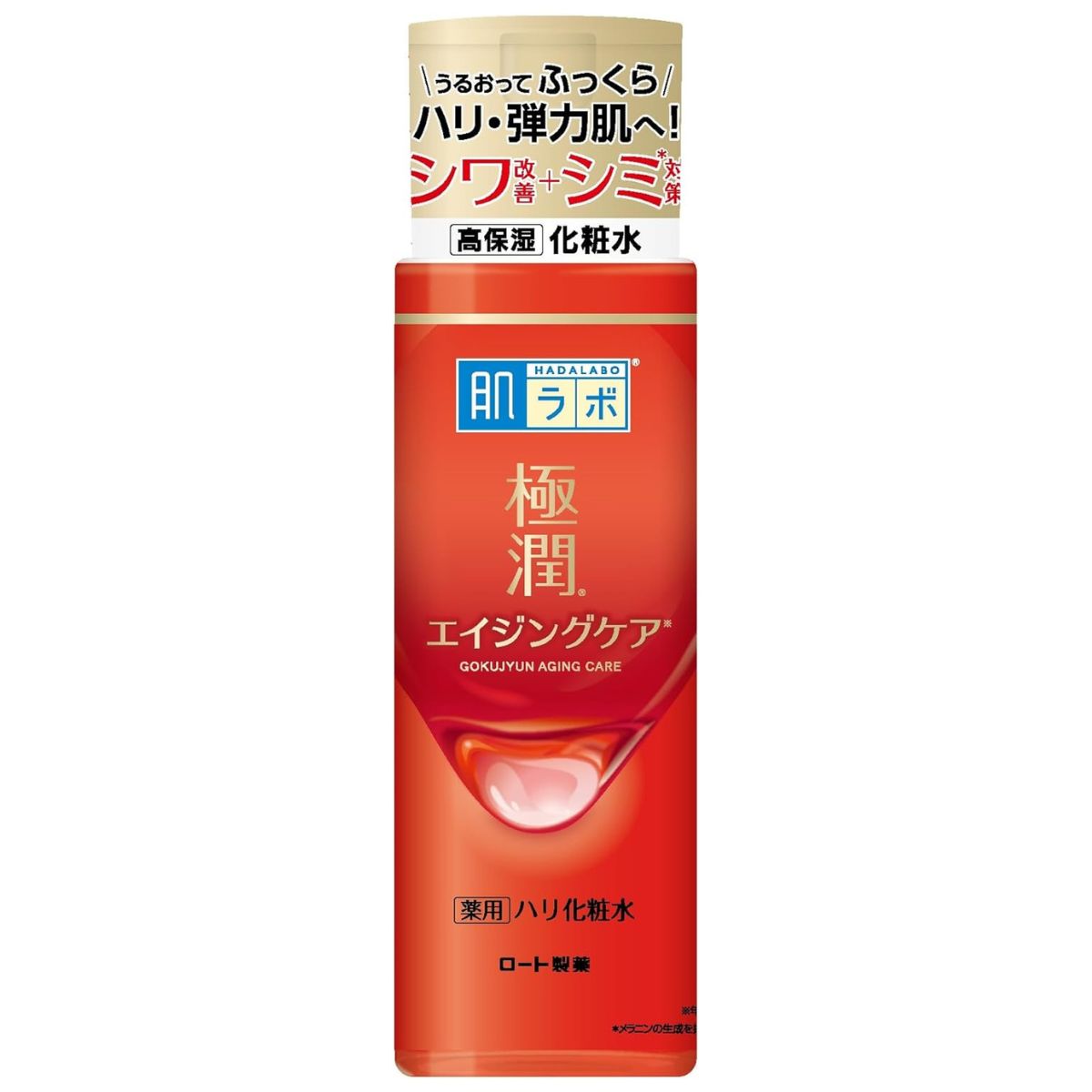 Rohto Hadalabo Gokujyun Aging Care Hari Face Lotion 170ml - Harajuku Culture Japan - Japanease Products Store Beauty and Stationery
