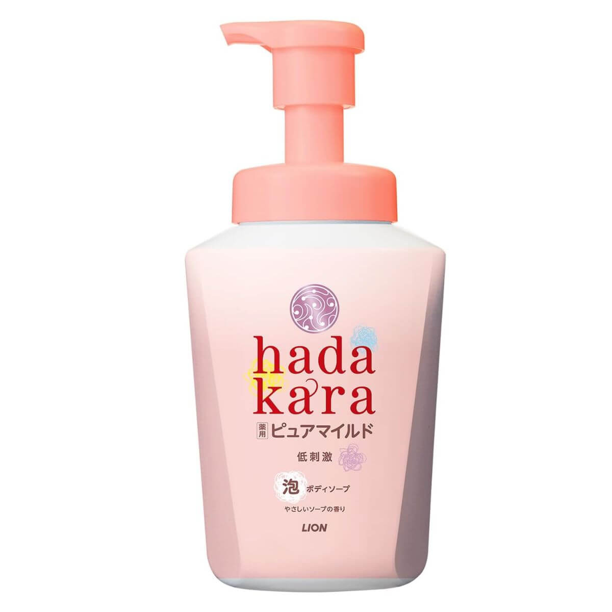 Hadakara Foaming Body Soap Medicated Pure Mild 550ml - Gentle Soap Scent - Harajuku Culture Japan - Japanease Products Store Beauty and Stationery