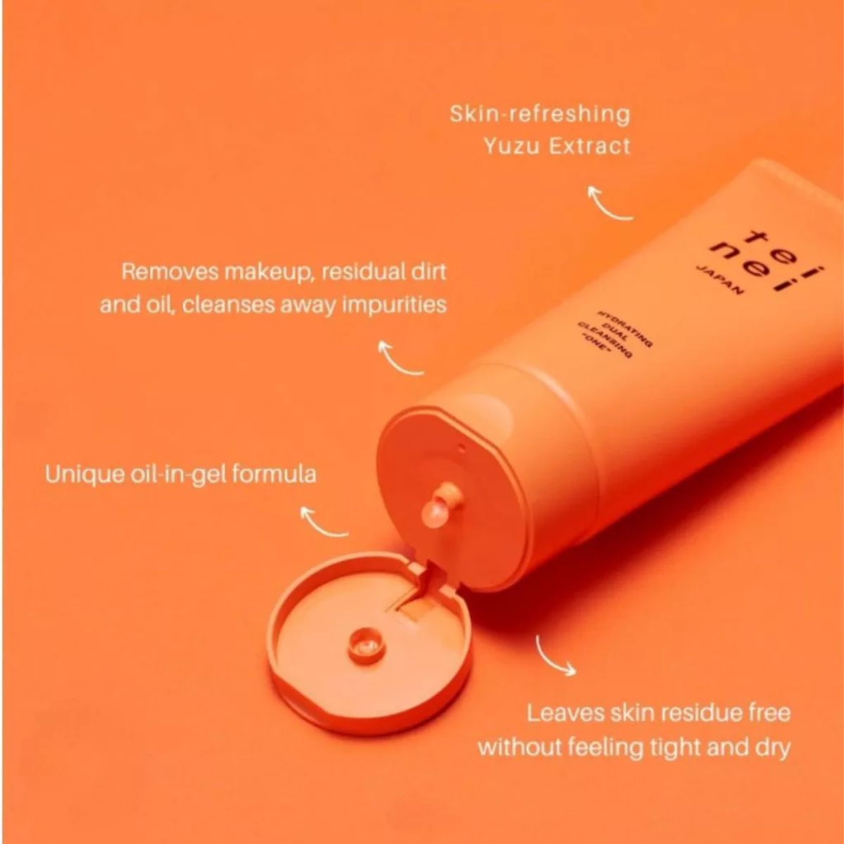 teinei HYDRATING DUAL CLEANSING ONE - 120g - Harajuku Culture Japan - Japanease Products Store Beauty and Stationery