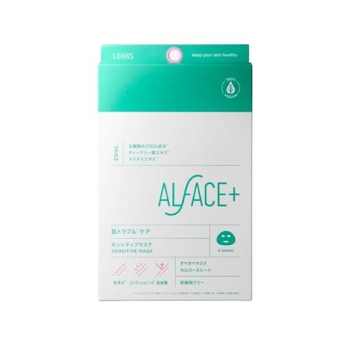 ALFACE Sensitive Mask 4 Sheets - Harajuku Culture Japan - Japanease Products Store Beauty and Stationery
