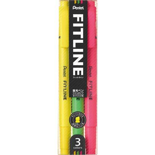Pentel Highlighter Pen FITLINE - Set - Harajuku Culture Japan - Japanease Products Store Beauty and Stationery