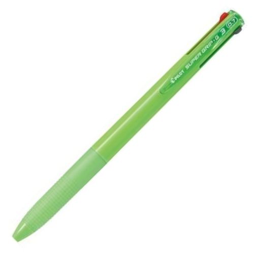 Pilot 3 Color Ballpoint Pen Super Grip G3 - 0.7mm - Harajuku Culture Japan - Japanease Products Store Beauty and Stationery