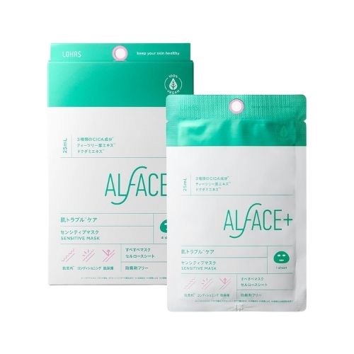ALFACE Sensitive Mask 4 Sheets - Harajuku Culture Japan - Japanease Products Store Beauty and Stationery