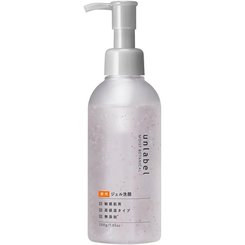 Unlabel Moist Botanical Morning Gel Face Wash 200g - Harajuku Culture Japan - Japanease Products Store Beauty and Stationery
