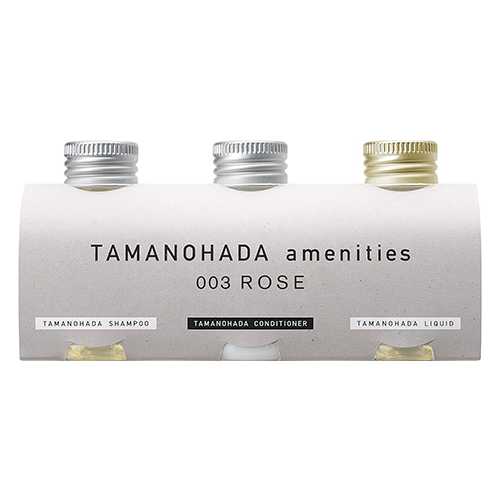 Tamanohada Amenities Set - 80ml×3 - 003 Rose - Harajuku Culture Japan - Japanease Products Store Beauty and Stationery