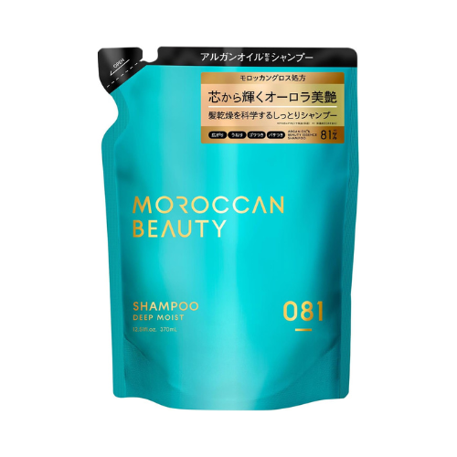 Moroccan Beauty Deep Moist Shampoo - Refill 370ml - Harajuku Culture Japan - Japanease Products Store Beauty and Stationery
