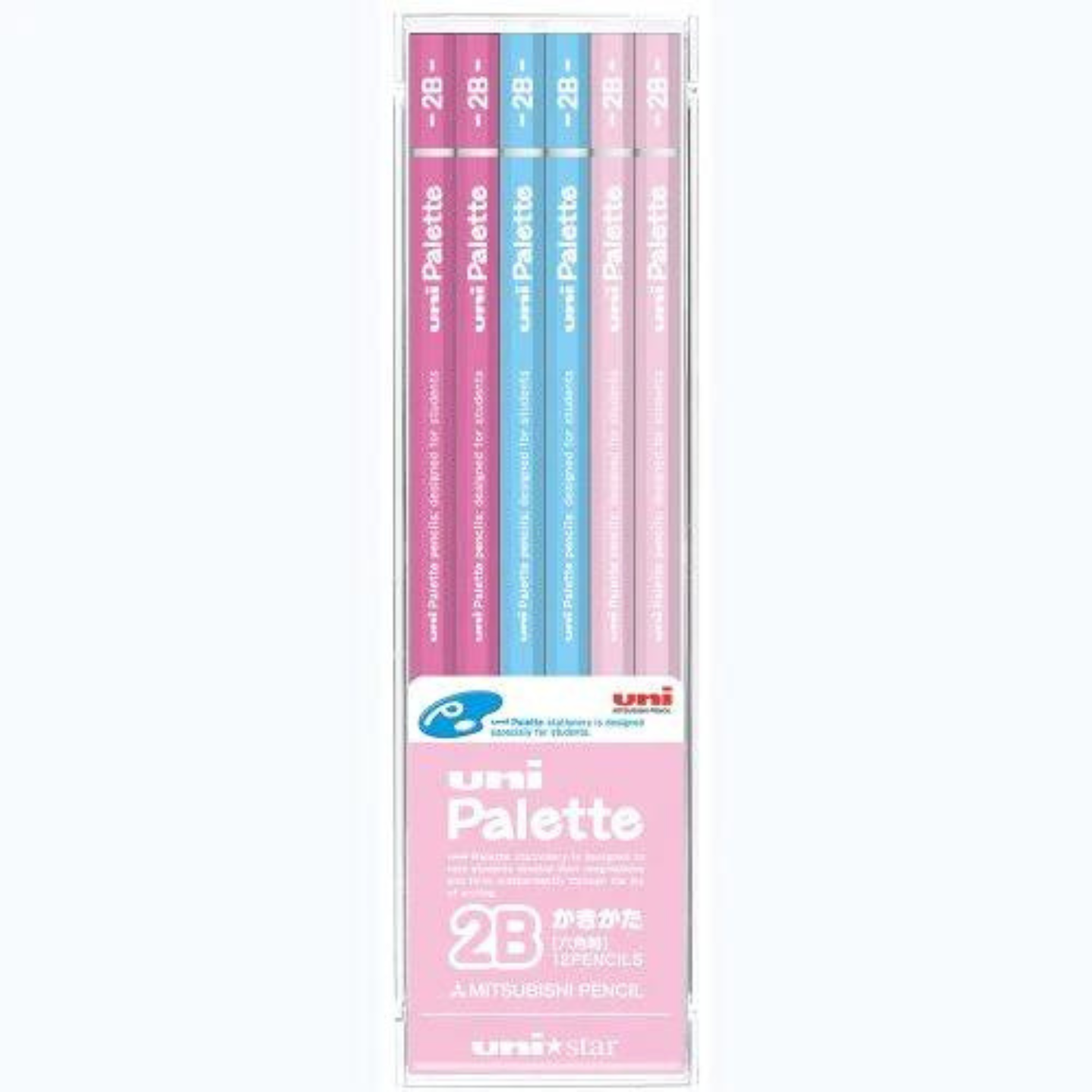 Uni Pencil Uni Pallet (Uni Star)‐ 2B - Harajuku Culture Japan - Japanease Products Store Beauty and Stationery