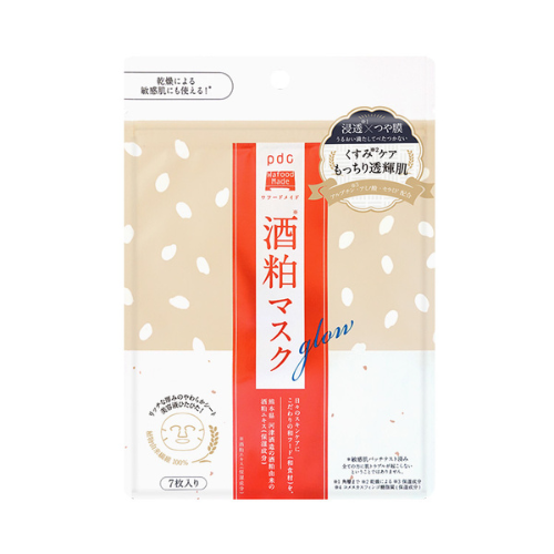 PDC Wafood Made Sakekasu Mask Glow - 10 Pieces - Harajuku Culture Japan - Japanease Products Store Beauty and Stationery