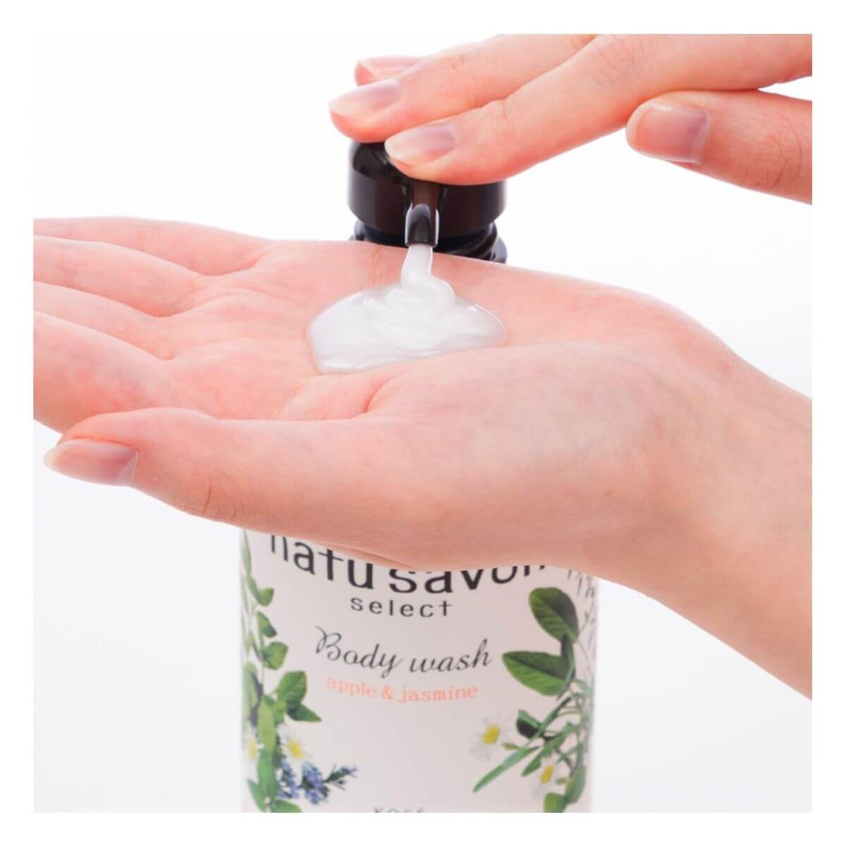 Kose Softymo Natu Savon Select White Body Wash Moist - 500ml - Harajuku Culture Japan - Japanease Products Store Beauty and Stationery