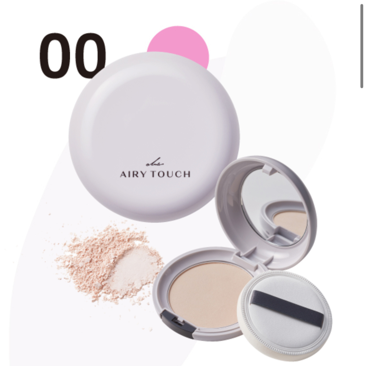 Club Cosmetics Airy Touch Add Shield Powder 00 Glow Clear - 10g - Harajuku Culture Japan - Japanease Products Store Beauty and Stationery