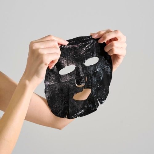 ALFACE Pure Black Mask 4 sheets - Harajuku Culture Japan - Japanease Products Store Beauty and Stationery
