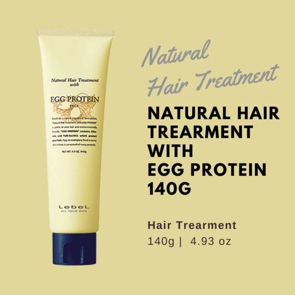 Lebel Natural Hair Treatment EP (Egg Protein) 140g - Harajuku Culture Japan - Japanease Products Store Beauty and Stationery