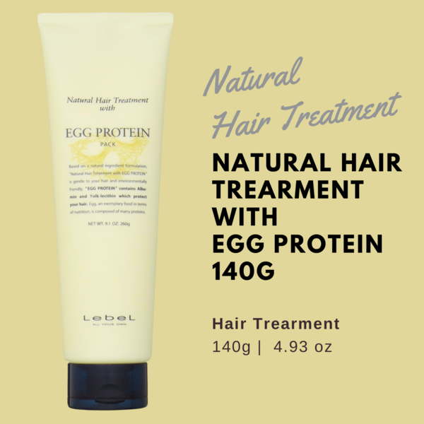 Lebel Natural Hair Treatment EP (Egg Protein) 260g - Harajuku Culture Japan - Japanease Products Store Beauty and Stationery