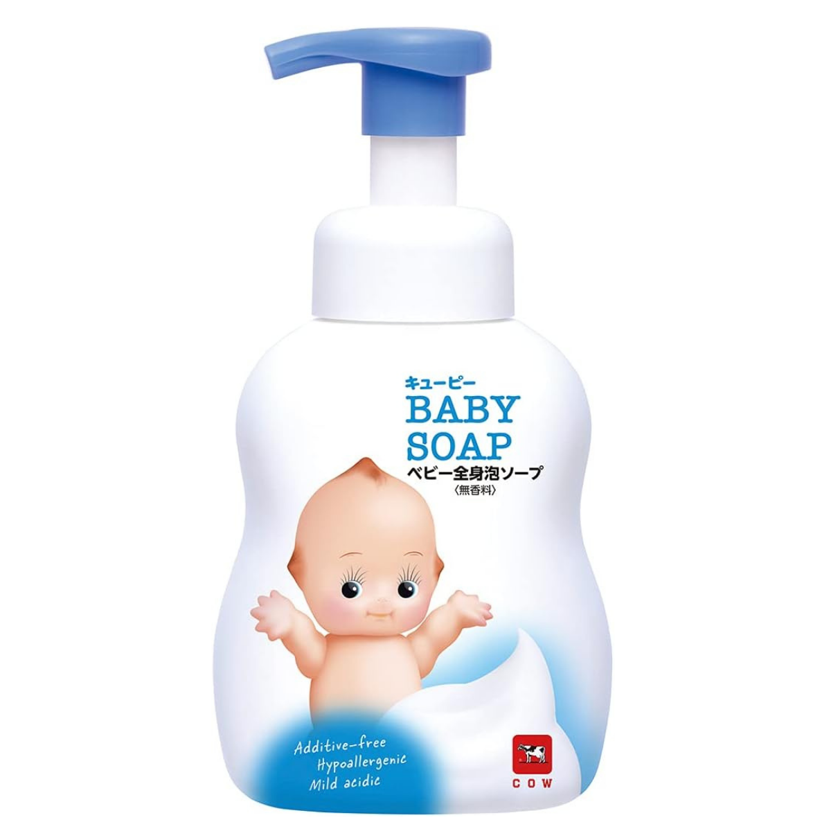 Cow Brand Kewpie Baby Whole Body Soap Foam Type - 400mL - Harajuku Culture Japan - Japanease Products Store Beauty and Stationery