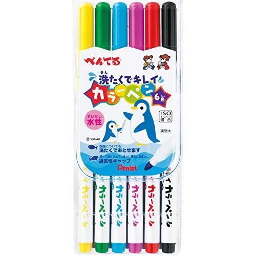 Pentel Water-Based Pen Washable Colorpen - Set - Harajuku Culture Japan - Japanease Products Store Beauty and Stationery