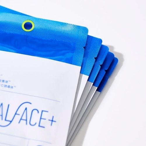 ALFACE Pure Black Mask 1 sheets - Harajuku Culture Japan - Japanease Products Store Beauty and Stationery