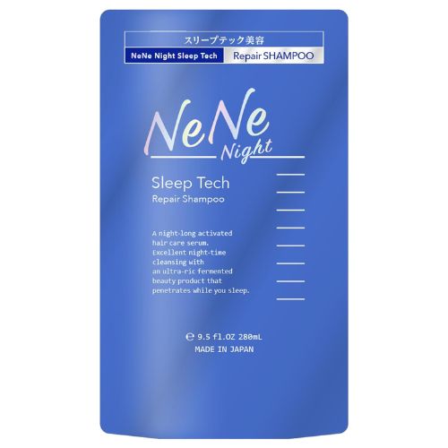 NeNe Night Sleep Tech Repair Shampoo - 280ml - Refill - Harajuku Culture Japan - Japanease Products Store Beauty and Stationery
