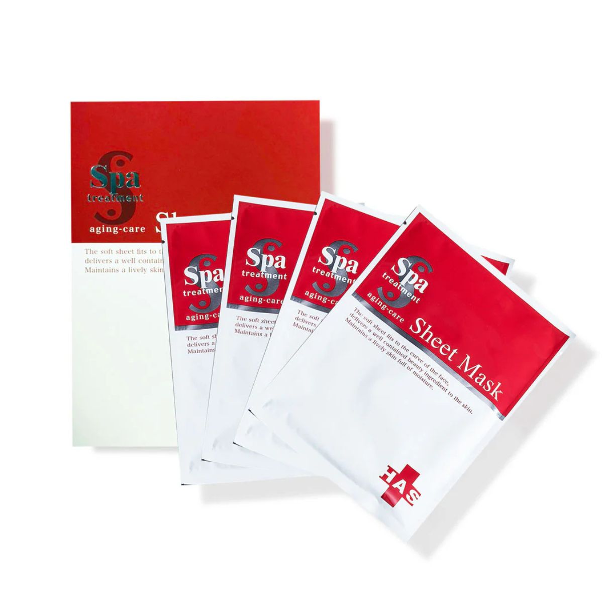 Spa Treatment HAS aging-care Sheets Mask 21ml - 4 Sheets - Harajuku Culture Japan - Japanease Products Store Beauty and Stationery