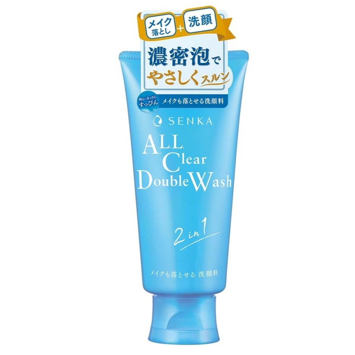 Senka All Clear Double Facial Wash - 120g - Harajuku Culture Japan - Japanease Products Store Beauty and Stationery