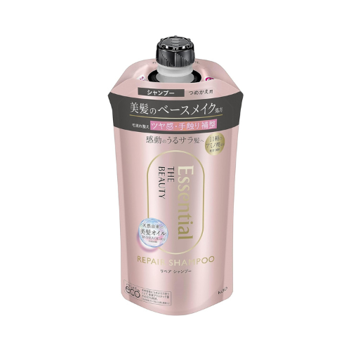Kao Essential The Beauty Repair Shampoo -  340ml - Refill - Harajuku Culture Japan - Japanease Products Store Beauty and Stationery