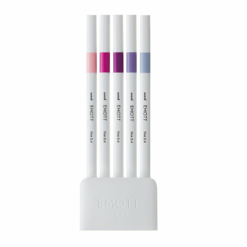 Uni Water-Based Felt‐Tip Pen 5 Color Set EMOTT Ever Fine - Harajuku Culture Japan - Japanease Products Store Beauty and Stationery