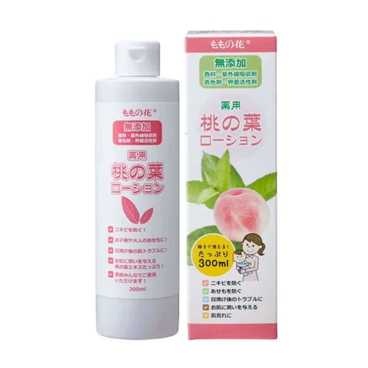 Original Medicated Peach Leaf Lotion - 300mL - Harajuku Culture Japan - Japanease Products Store Beauty and Stationery