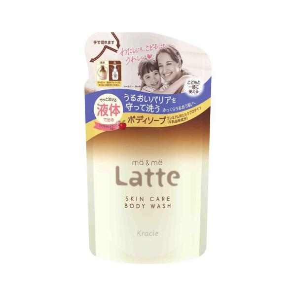 Ma&Me Latte Body Soap Refill - 360ml - Harajuku Culture Japan - Japanease Products Store Beauty and Stationery