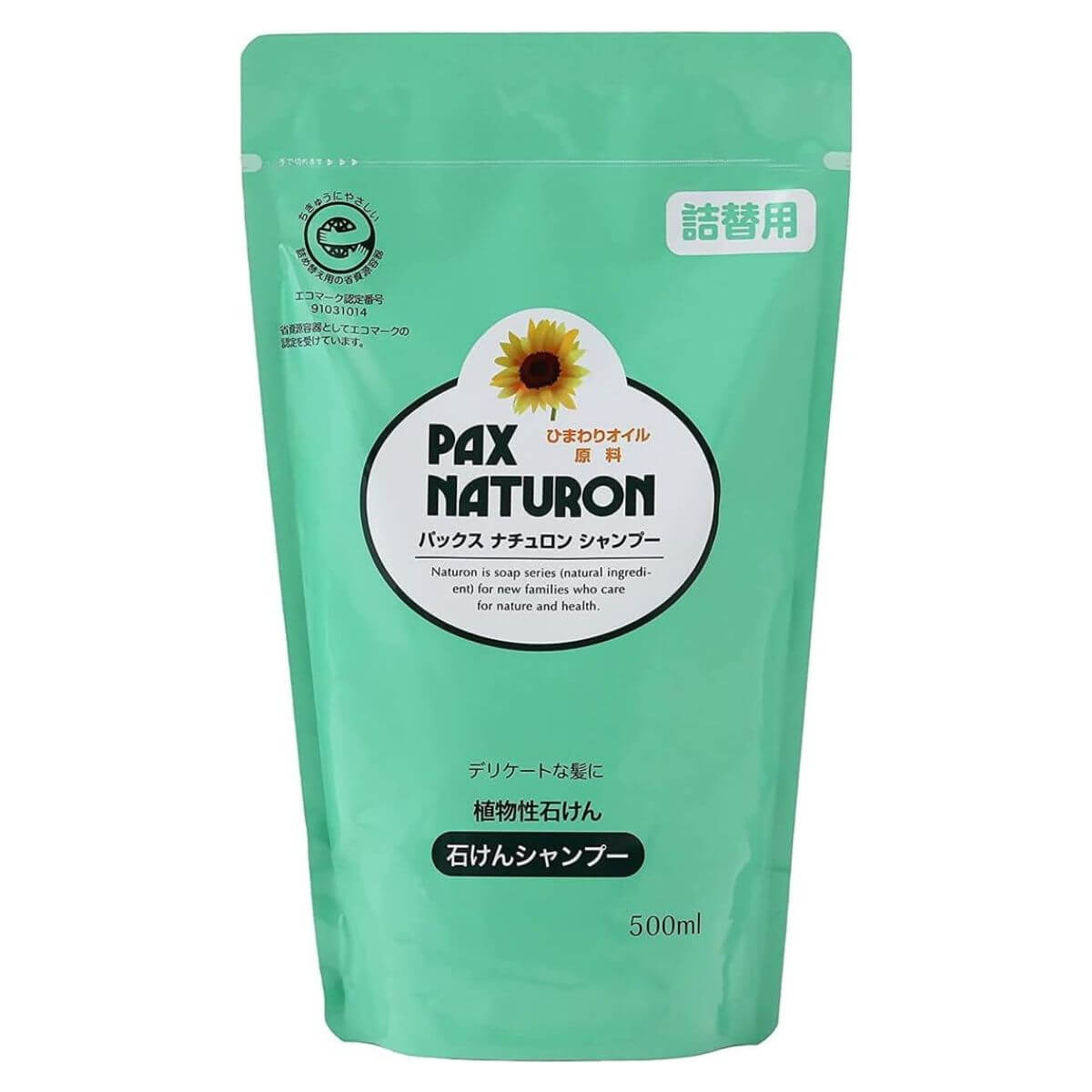 PAX NATURON Foaming Shampoo Silicon-free Refill- 500mL - Harajuku Culture Japan - Japanease Products Store Beauty and Stationery