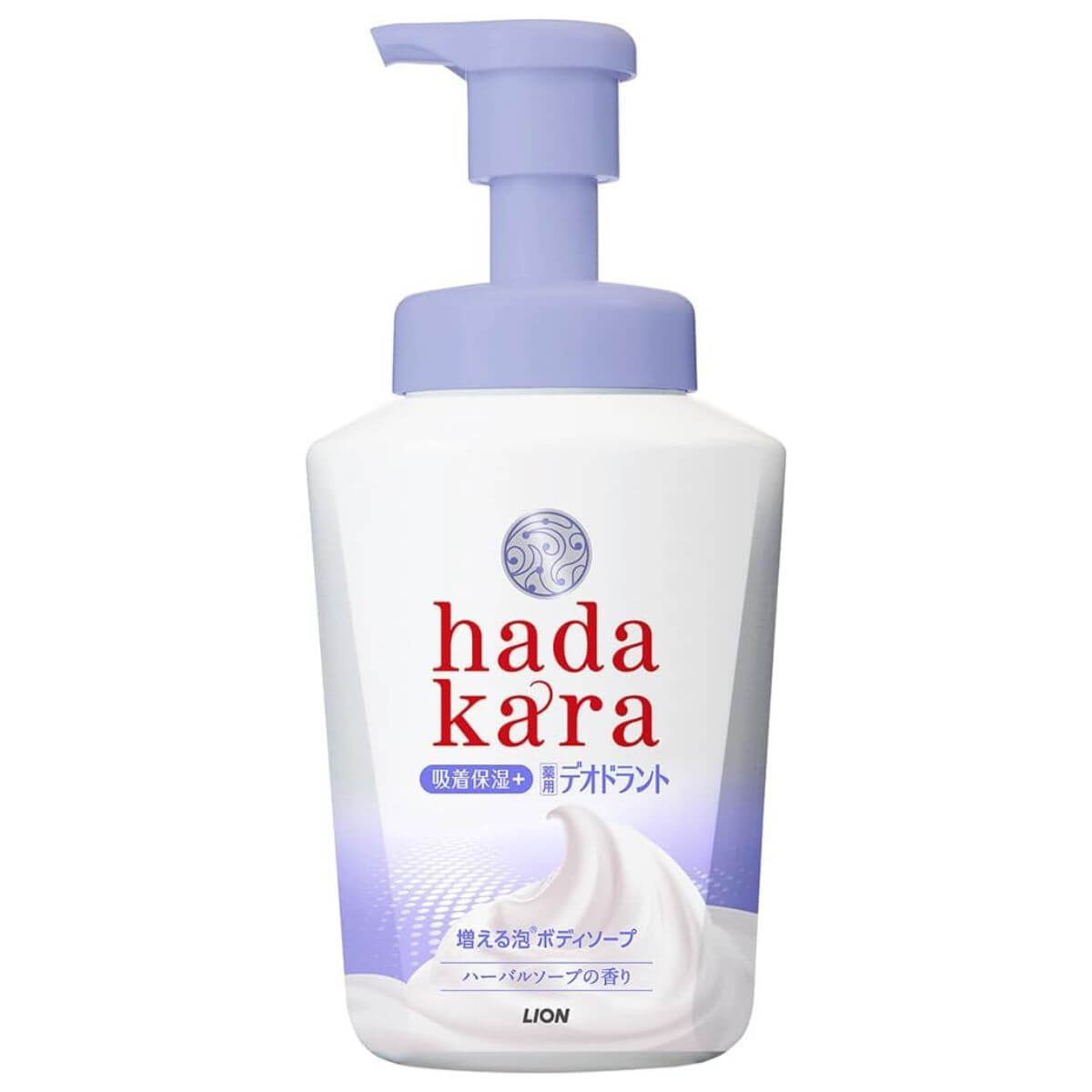 Hadakara Foaming Body Soap Medicated Deodorant 550ml - Herbal Soap Scent - Harajuku Culture Japan - Japanease Products Store Beauty and Stationery