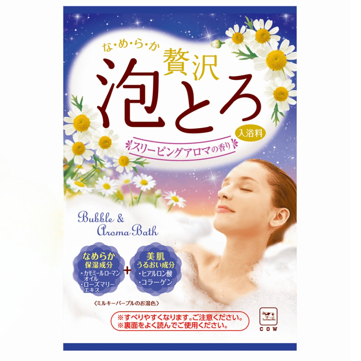 Cow Brand Oyumonogatari Luxury Foam Bath Salt Sleeping Aroma - 30g - Harajuku Culture Japan - Japanease Products Store Beauty and Stationery
