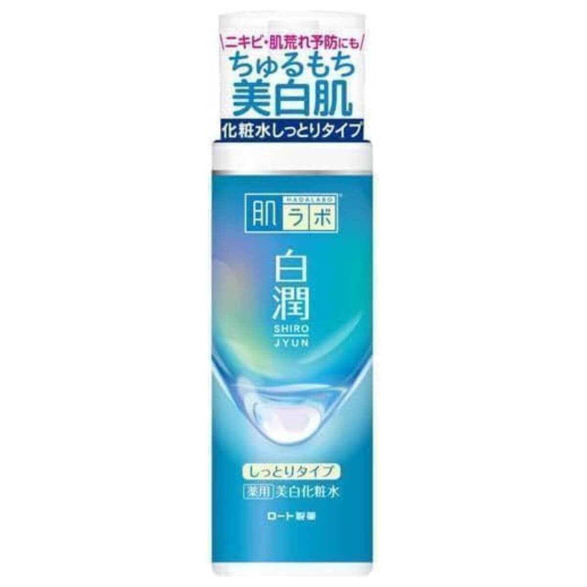 Rohto Hadalabo Shirojun Wakan Hatomugi Essence Whitening Skin Lotion 170ml - Moist - Harajuku Culture Japan - Japanease Products Store Beauty and Stationery