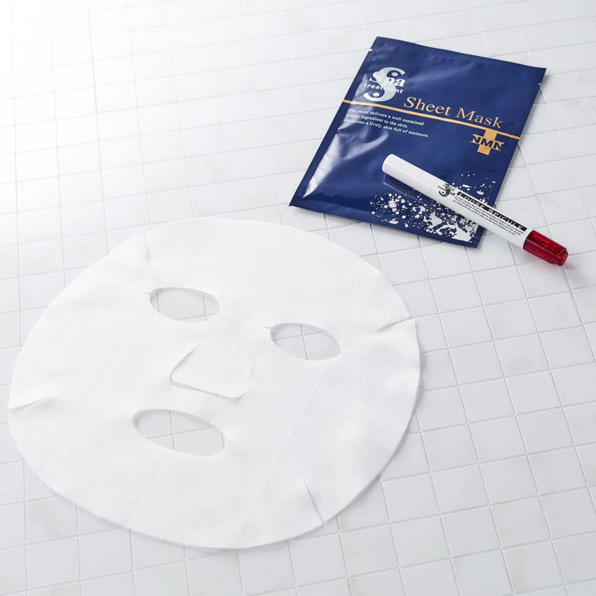 Spa Treatment NMN Sheet Mask + Loose Spicule - Harajuku Culture Japan - Japanease Products Store Beauty and Stationery