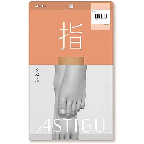Atsugi Astigu Five Finger Stocking Yubi - AP1010 - Harajuku Culture Japan - Japanease Products Store Beauty and Stationery
