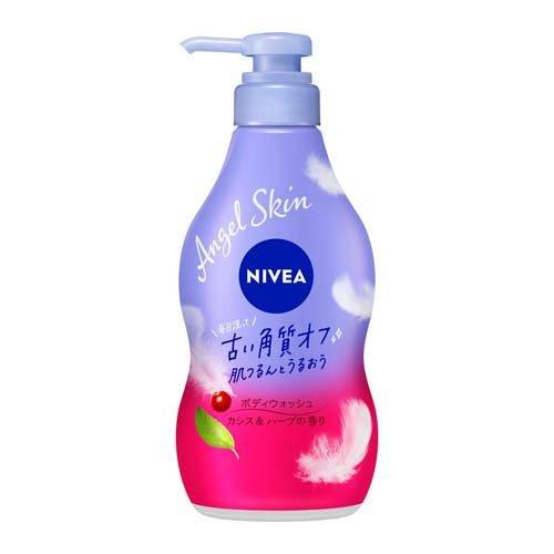 Nivea Angel Skin Body Wash 480ml - Blackcurrant & Herb - Harajuku Culture Japan - Japanease Products Store Beauty and Stationery