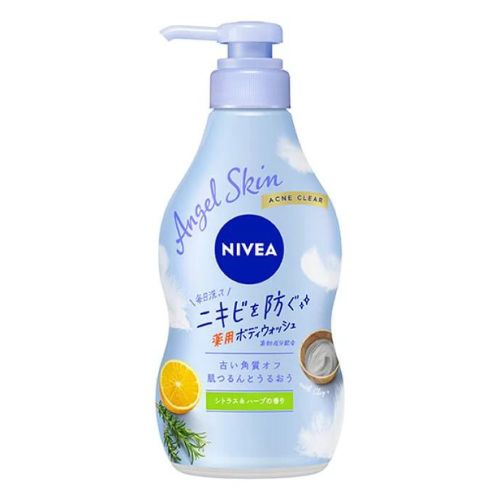 Nivea Angel Skin Body Wash Acne Clear 470ml - Citrus & Herb - Harajuku Culture Japan - Japanease Products Store Beauty and Stationery