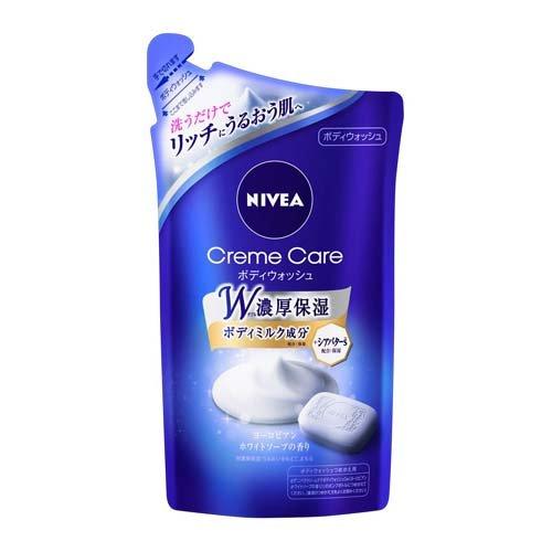 Nivea Cream Care Body Wash Refill 360ml - White Soap - Harajuku Culture Japan - Japanease Products Store Beauty and Stationery
