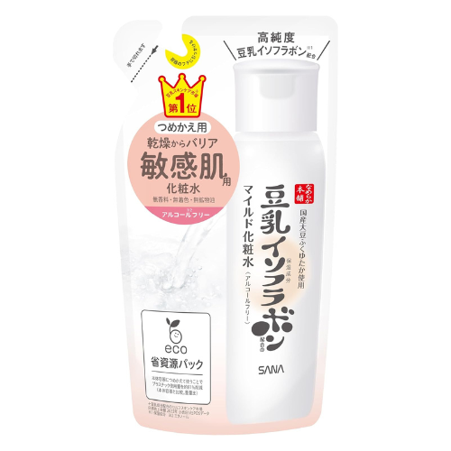 Sana Nameraka Honpo Mild Lotion NC Refill - 180ml - Harajuku Culture Japan - Japanease Products Store Beauty and Stationery