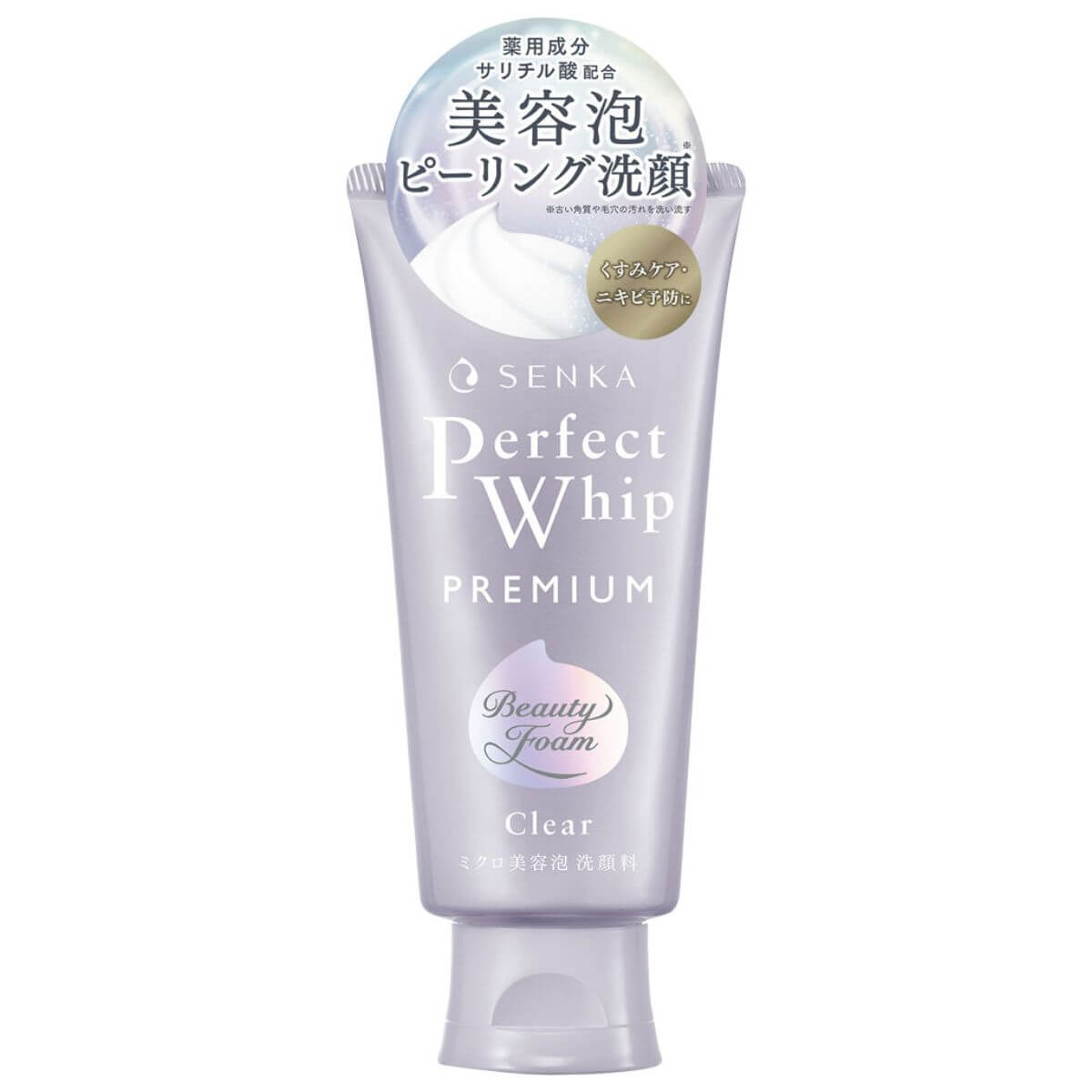 Senka Perfect Whip Premium Clear - 120g - Harajuku Culture Japan - Japanease Products Store Beauty and Stationery